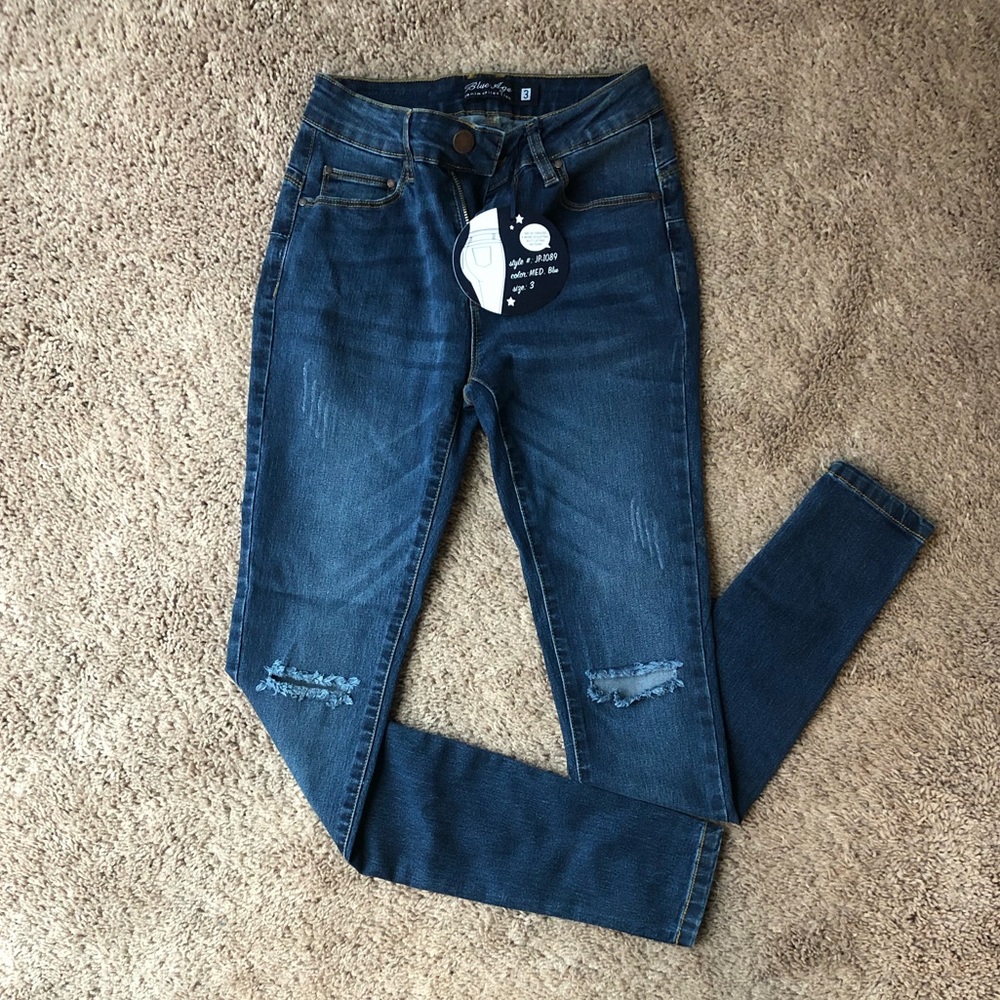 Blue age size 3 brand new denim jeans